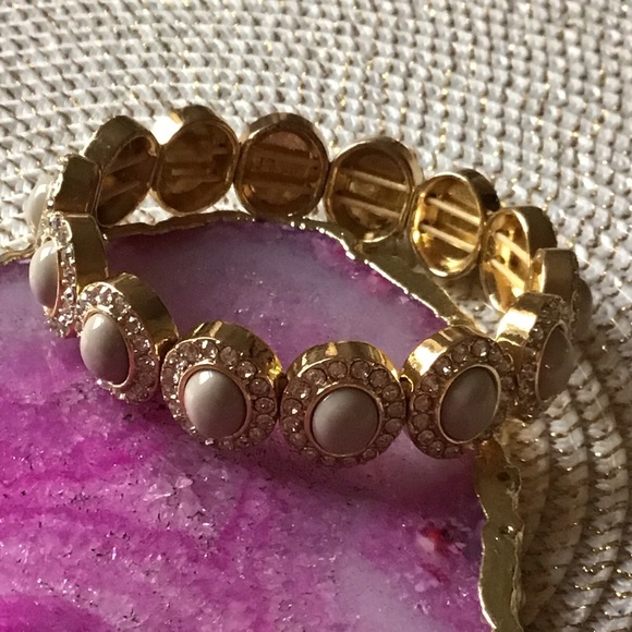 • J C r e w • b r a c e l e t • b l u e/c r e a m - Picture 3 of 8